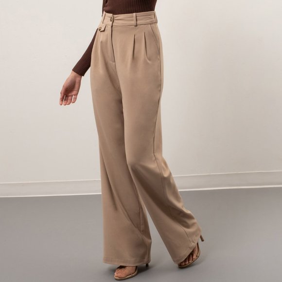 Ezra Wide Leg Trousers - Picture 3 of 5
